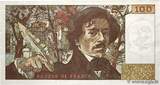 FRANCE 100 Francs DELACROIX 1978 VF