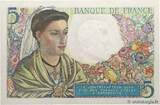 FRANCE 5 Francs BERGER 1945 UNC-