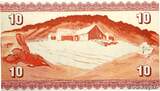 FAEROE ISLANDS 10 Kronur 1954 UNC