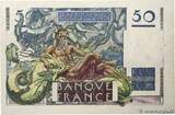 FRANCE 50 Francs LE VERRIER 1946 AU
