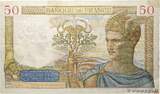 FRANCE 50 Francs CÉRÈS modifié 1938 VF