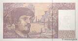 FRANCE 20 Francs DEBUSSY à fil de sécurité 1990 UNC