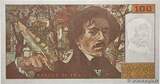 FRANCE 100 Francs DELACROIX imprimé en continu 1990 UNC