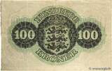 DENMARK 100 Kroner 1958 VF