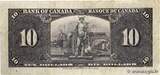 CANADA 10 Dollars 1937 VF-