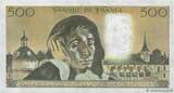 FRANCE 500 Francs PASCAL 1987 UNC-
