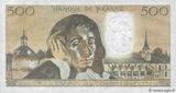 FRANCE 500 Francs PASCAL 1981 AU