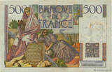FRANCE 500 Francs CHATEAUBRIAND 1953 VF-