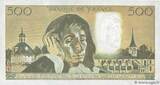 FRANCE 500 Francs PASCAL 1988 UNC-
