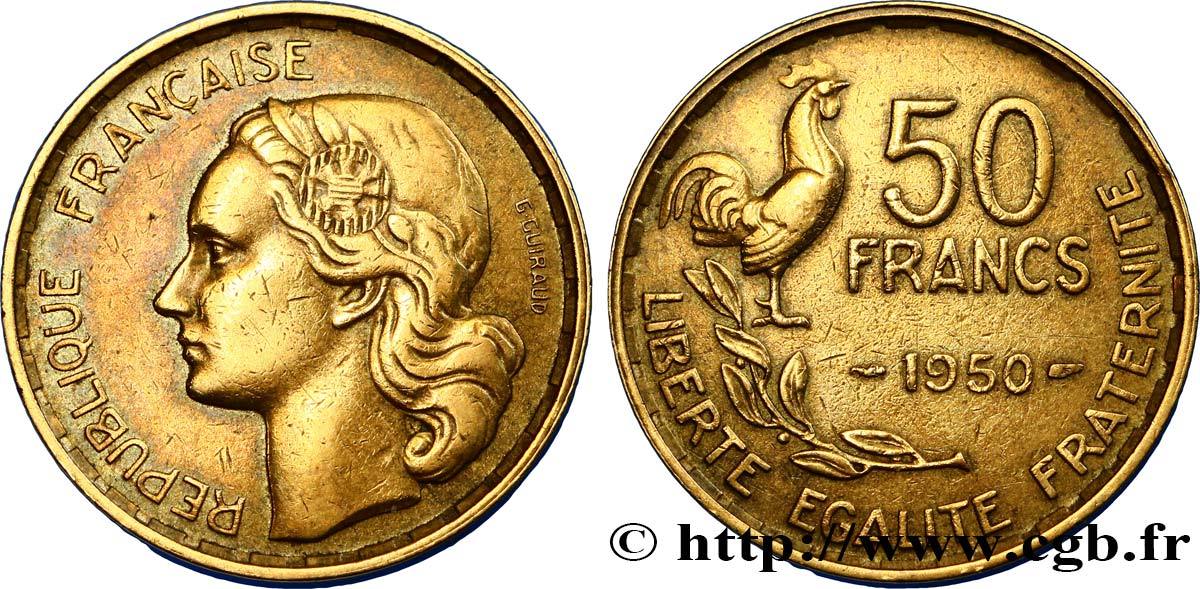 50 francs guiraud 1950 france iv republic 1950 (27mm, 8g, 6h )
