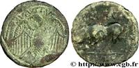 FRANCE Lot de deux bronzes (semis), au taureau et l’aigle CENTER, UNSPECIFIED c. 15-10 AC. (mm, g, h) -