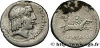 THE REPUBLIC (280 BC to 27 BC) Denier CALPURNIUS Rome 90 AC. (18,5mm, 3,51g, 12h) -