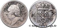 FRANCE 1/4 franc Louis XVIII LOUIS XVIII Lille 1819 (15mm, 1,25g, 6h) -