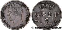 FRANCE 1/4 franc Charles X CHARLES X Rouen 1827 (15mm, 1,25g, 6h) -