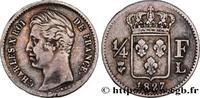 FRANCE 1/4 franc Charles X CHARLES X Bayonne 1827 (15mm, 1,25g, 6h) -