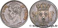FRANCE 1/4 franc Charles X CHARLES X Limoges 1829 (15mm, 1,25g, 6h) -