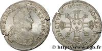 FRANCE Demi-écu aux huit L, 2e type LOUIS XIV THE SUN KING Caen 1704 (36,5mm, 13,29g, 6h) -