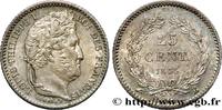 FRANCE 25 centimes Louis-Philippe LOUIS-PHILIPPE I Rouen 1845 (15mm, 1,25g, 6h) -