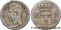 FRANCE 1/4 franc Charles X CHARLES X Lyon 1827 (15mm, 1,25g, 6h) -