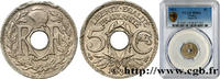 FRANCE 5 centimes Lindauer, petit module III REPUBLIC Paris 1931 (17mm, g, 6h) -