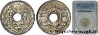 FRANCE 5 centimes Lindauer, grand module III REPUBLIC Paris 1918 (19mm, 3g, 6h) -