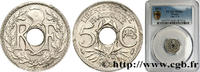 FRANCE 5 centimes Lindauer, petit module III REPUBLIC Paris 1933 (17mm, 2g, 6h) -
