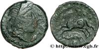 FRANCE Bronze IBRVIXS au cheval et au sanglier GALLIA - AULERCI EBUROVICES (Area of Évreux) Évreux (27) c. 50-40 AC. (15,5mm, 2,78g, 1h) -