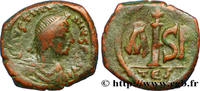 THE EMPIRE FROM ANASTASIUS TO MAURICE TIBERIUS (49 Seize nummi JUSTINIAN I Thessalonique 542-547 (19mm, 5,30g, 6h) -