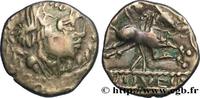 FRANCE Denier ROVECA GALLIA BELGICA - MELDI (Area of Meaux) c. 60-40 AC. (14mm, 2,36g, 11h) -