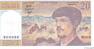 FRANCE 20 Francs DEBUSSY FRANCE 20 Francs DEBUSSY 1986 UNC- -
