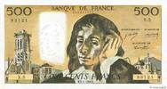 FRANCE 500 Francs PASCAL FRANCE 500 Francs PASCAL 1968 XF- -