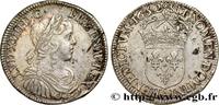 FRANCE Demi-écu, portrait à la mèche longue LOUIS XIV THE SUN KING Paris 1652 (31,5mm, 13,53g, 6h) -