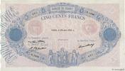 FRANCE 500 Francs BLEU ET ROSE FRANCE 500 Francs BLEU ET ROSE 1932 VF -