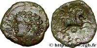 FRANCE Bronze EPENOS GALLIA BELGICA - MELDI (Area of Meaux) c. 60-40 AC. (18,5mm, 2,31g, 1h) -