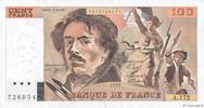 FRANCE 100 Francs DELACROIX imprimé en continu FRANCE 100 Francs DELACROIX imprimé en continu 1991 VF+ -
