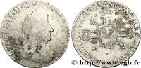 FRANCE Demi-écu aux huit L, 2e type LOUIS XIV THE SUN KING Reims 1704 (33mm, 13,38g, 6h) -