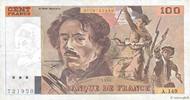 FRANCE 100 Francs DELACROIX imprimé en continu FRANCE 100 Francs DELACROIX imprimé en continu 1990 VF -