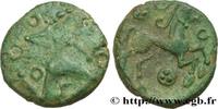 FRANCE Bronze au personnage courant et à l’androcéphale GALLIA BELGICA - BELLOVACI (Area of Beauvais) Beauvais (60) c. Ier siècle avant J.-C. (16mm, 3,06g, 10h) -