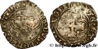 FRANCE Double tournois DOMBES - LORDSHIP OF TRÉVOUX - JOHN II OF BOURBON Trévoux n.d. (19,5mm, 1,26g, 10h) -