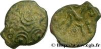 FRANCE Bronze au cheval, dérivé de types belges GALLIA - AULERCI EBUROVICES (Area of Évreux) Évreux (27) c.60-50 AC. (15mm, 2,71g, 12h) -