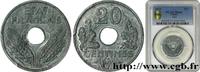 FRANCE 20 centimes État français, légère FRENCH STATE 1944 (24mm, 3g, 6h) -