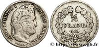FRANCE 1/4 franc Louis-Philippe LOUIS-PHILIPPE I Strasbourg 1839 (15mm, 1,21g, 6h) -