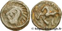 FRANCE Potin au pseudo-cimier SENONES (Area of Sens) c. avant 52 AC. (17mm, 1,94g, 1h) -