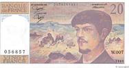 FRANCE 20 Francs DEBUSSY FRANCE 20 Francs DEBUSSY 1981 UNC- -