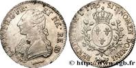 FRANCE Écu aux branches d'olivier LOUIS XVI Pau 1785 (42mm, 29,25g, 6h) -