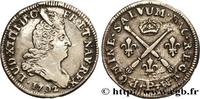 FRANCE Cinq sols aux insignes LOUIS XIV THE SUN KING Dijon 1702 (20,5mm, 1,52g, 6h) -