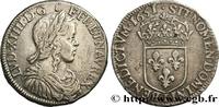 FRANCE Demi-écu, portrait à la mèche longue LOUIS XIV THE SUN KING Limoges 1651 (32,5mm, 13,61g, 6h) -