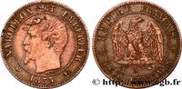 FRANCE Deux centimes Napoléon III, tête nue SECOND EMPIRE Lyon 1855 (20,14mm, 2,06g, 6h) -