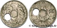 FRANCE 5 centimes Lindauer, petit module, trou décentré III REPUBLIC 1938 (16,97mm, 2,01g, 6h) -