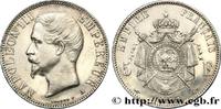 FRANCE 5 francs Napoléon III, tête nue SECOND EMPIRE Paris 1855 (37mm, 25,08g, 6h) -